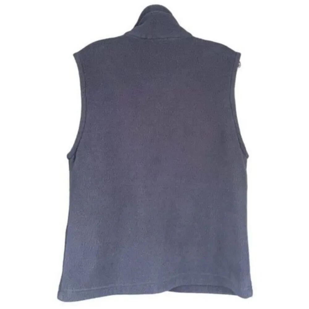 Columbia Blue Fleece Sweater Vest‎ Size Small